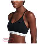 Nike спортивний топ з чашками бавовняний чорний бра топик найк