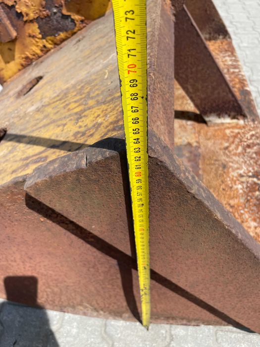 Łyżka koparki skarpówka 160 cm, sworzeń fi 70mm