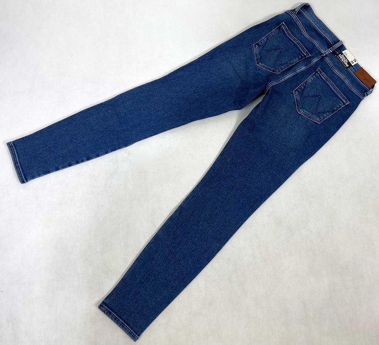 Spodnie damskie Wrangler High Rinse Skinny Blue Pepper W26 L30