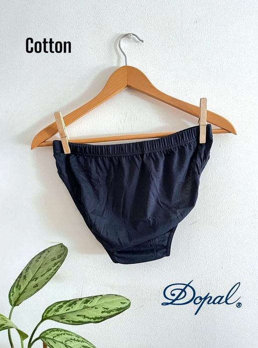 Cueca Algodão Dopal Azul Marinho L -Navy Blue Dopal Cotton Underwear L