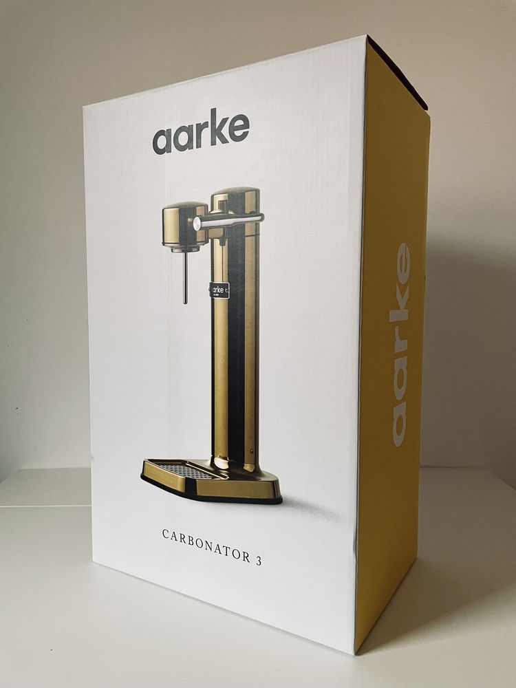 AARKE Carbonator 3 Gold + butla z gazem Sodastream