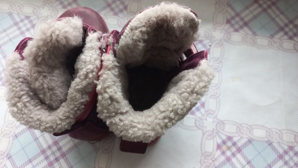 Дитячі чоботи зимові. 24 розмір.