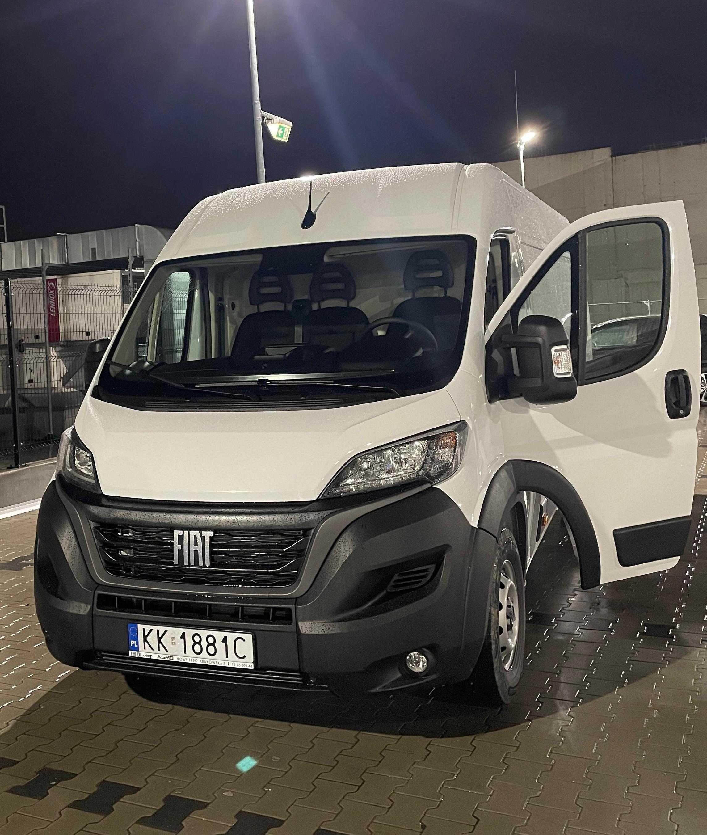 Wynajem samochodu dostawczego FIAT DUCATO NOWY Furgon L4H2 3.5t