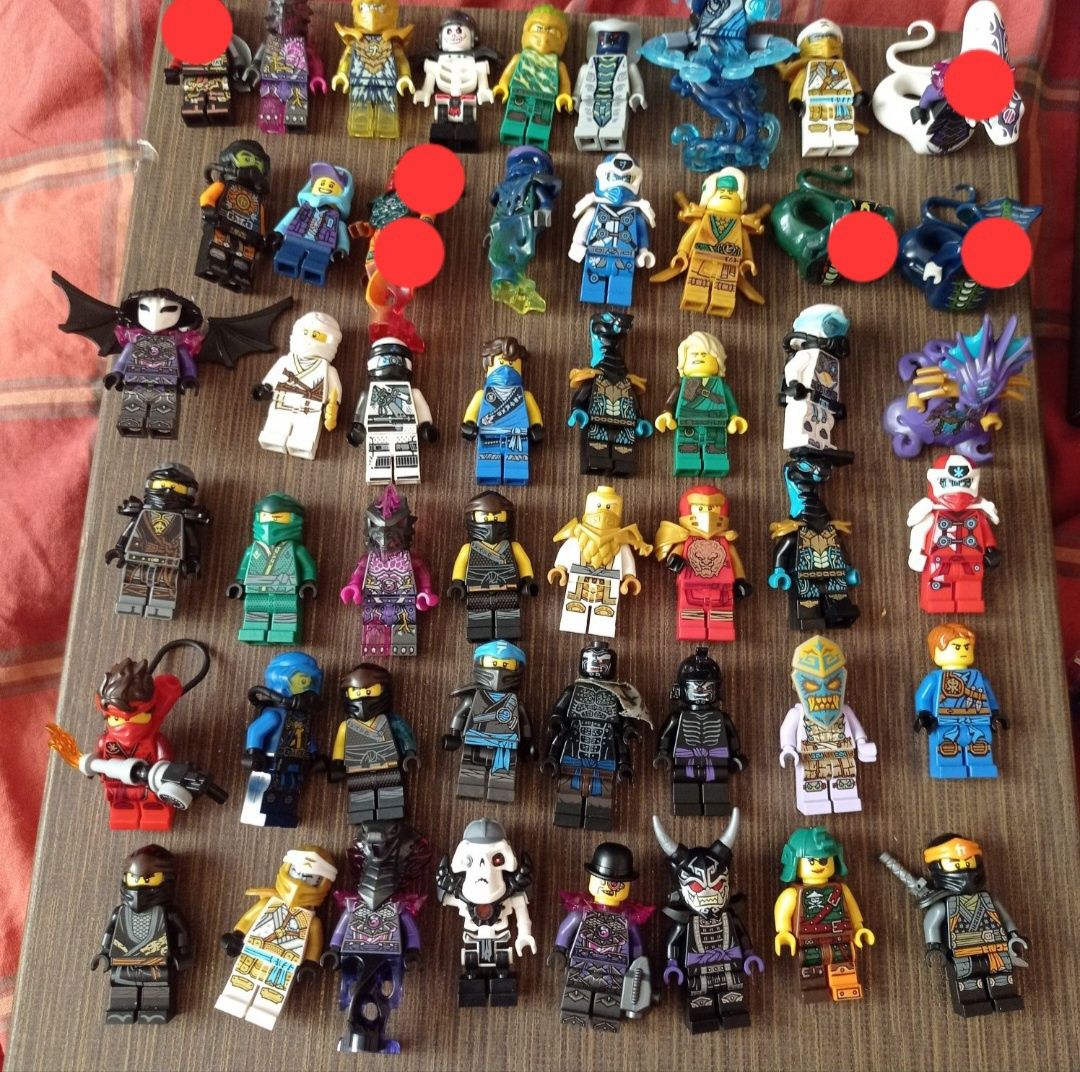 Lego Figurki Ninjago , karty ,Marvel,starwars całość za 950zl