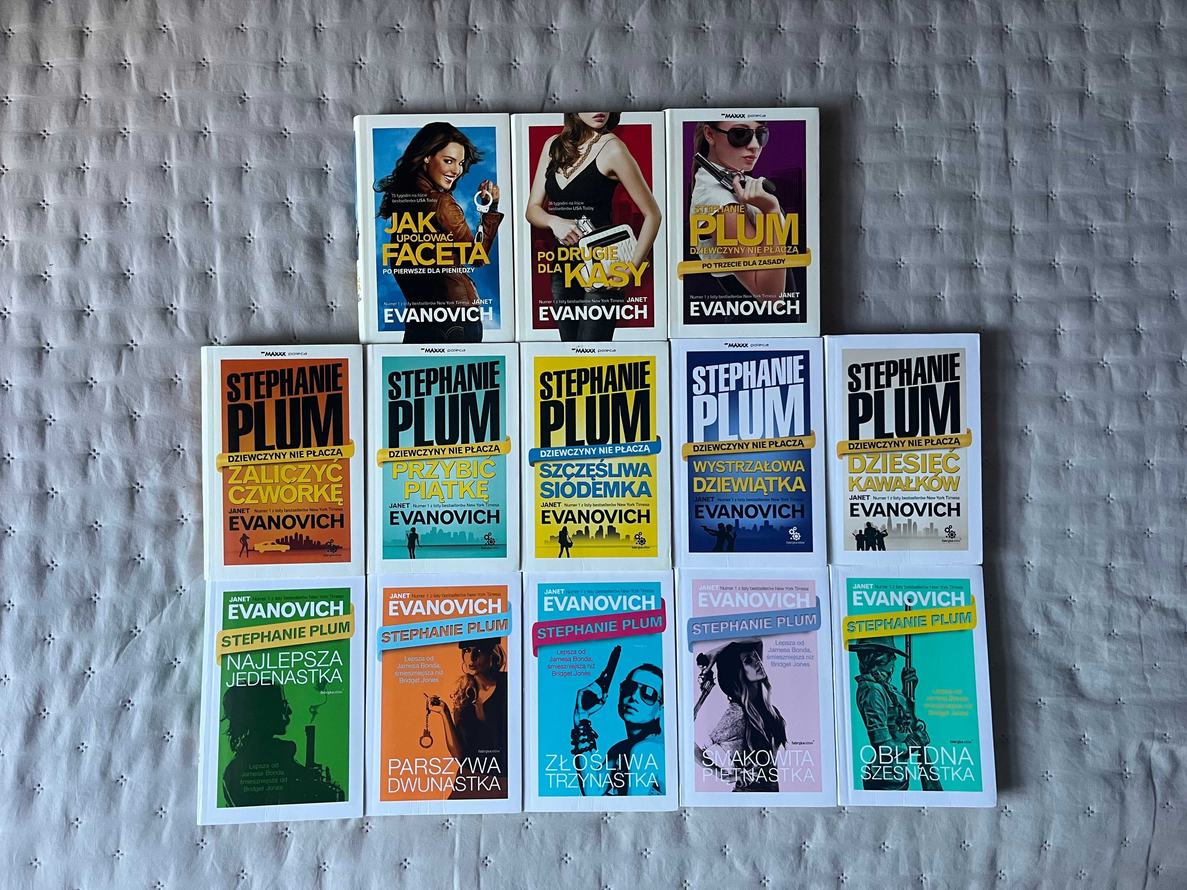 zestaw 13 książek Janet Evanovich Stephanie Plum