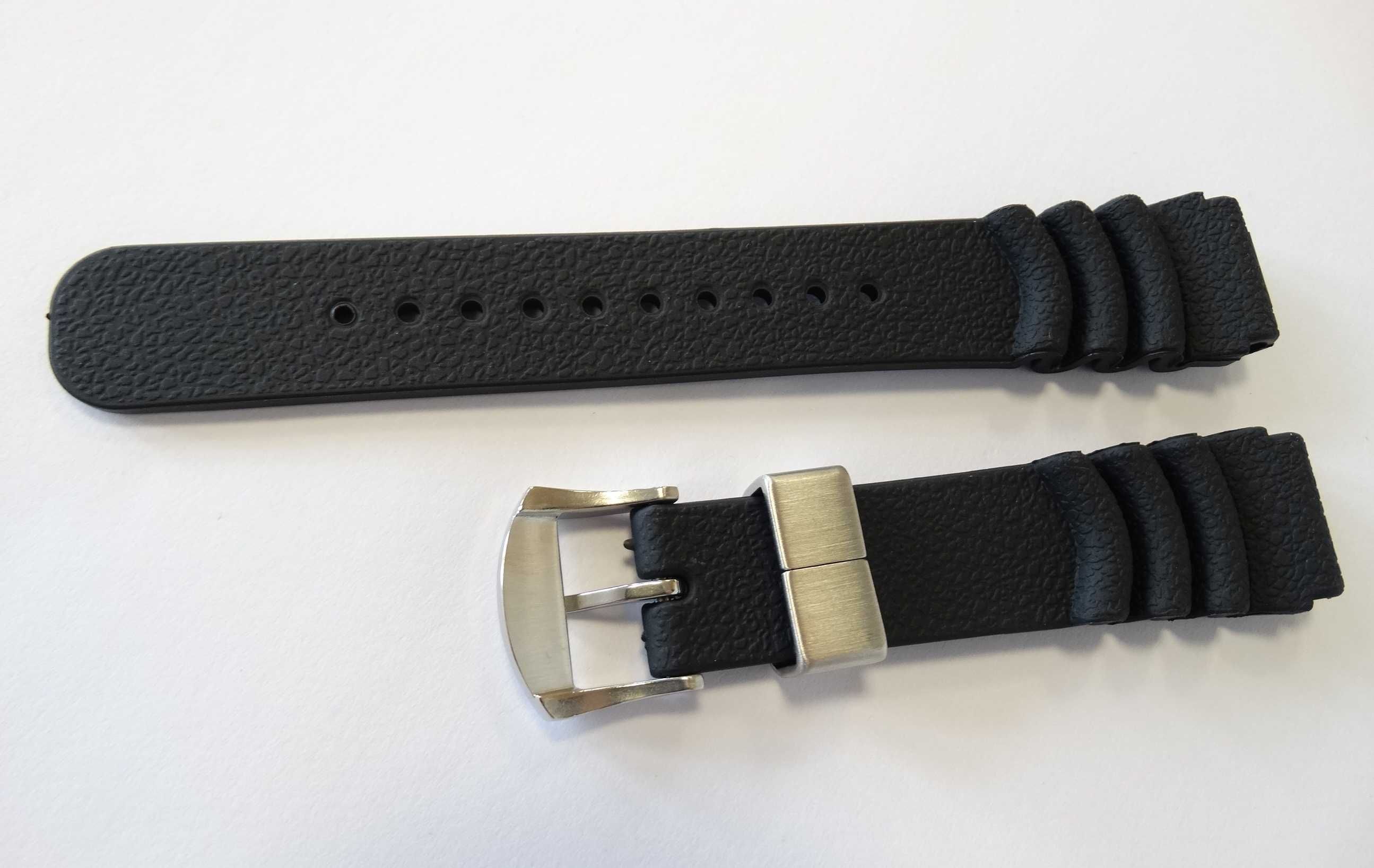 Pasek silikonowy 20mm 22mm do zegarka nurka Seiko SKX007 SKX009 Sumo