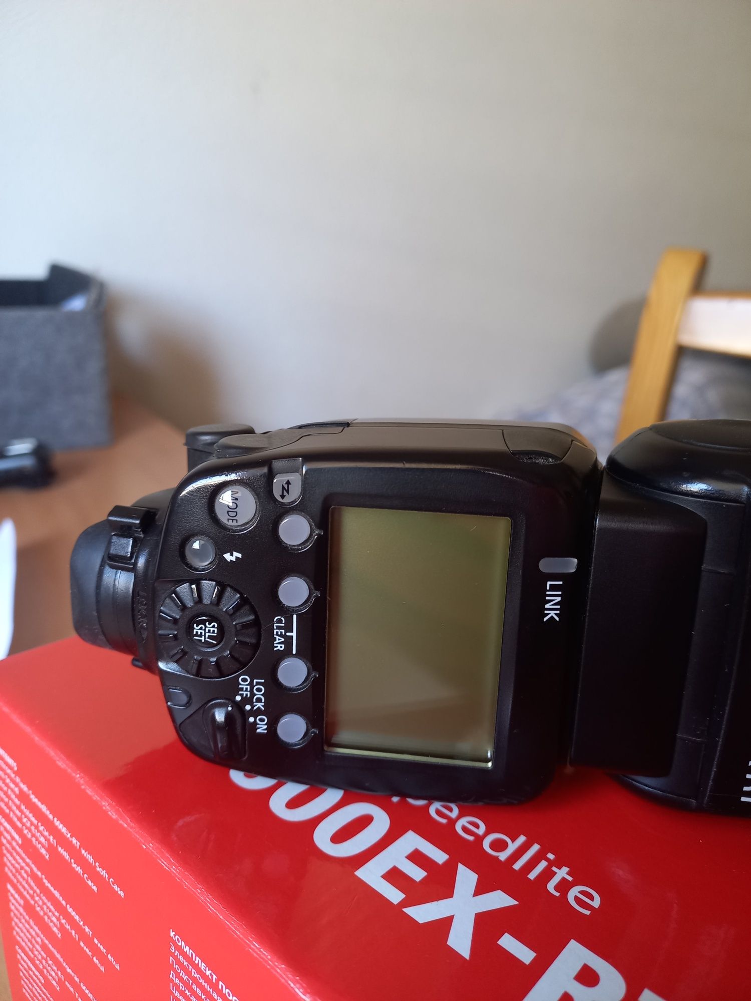 Flash Canon 609 EX RT mais disparador
