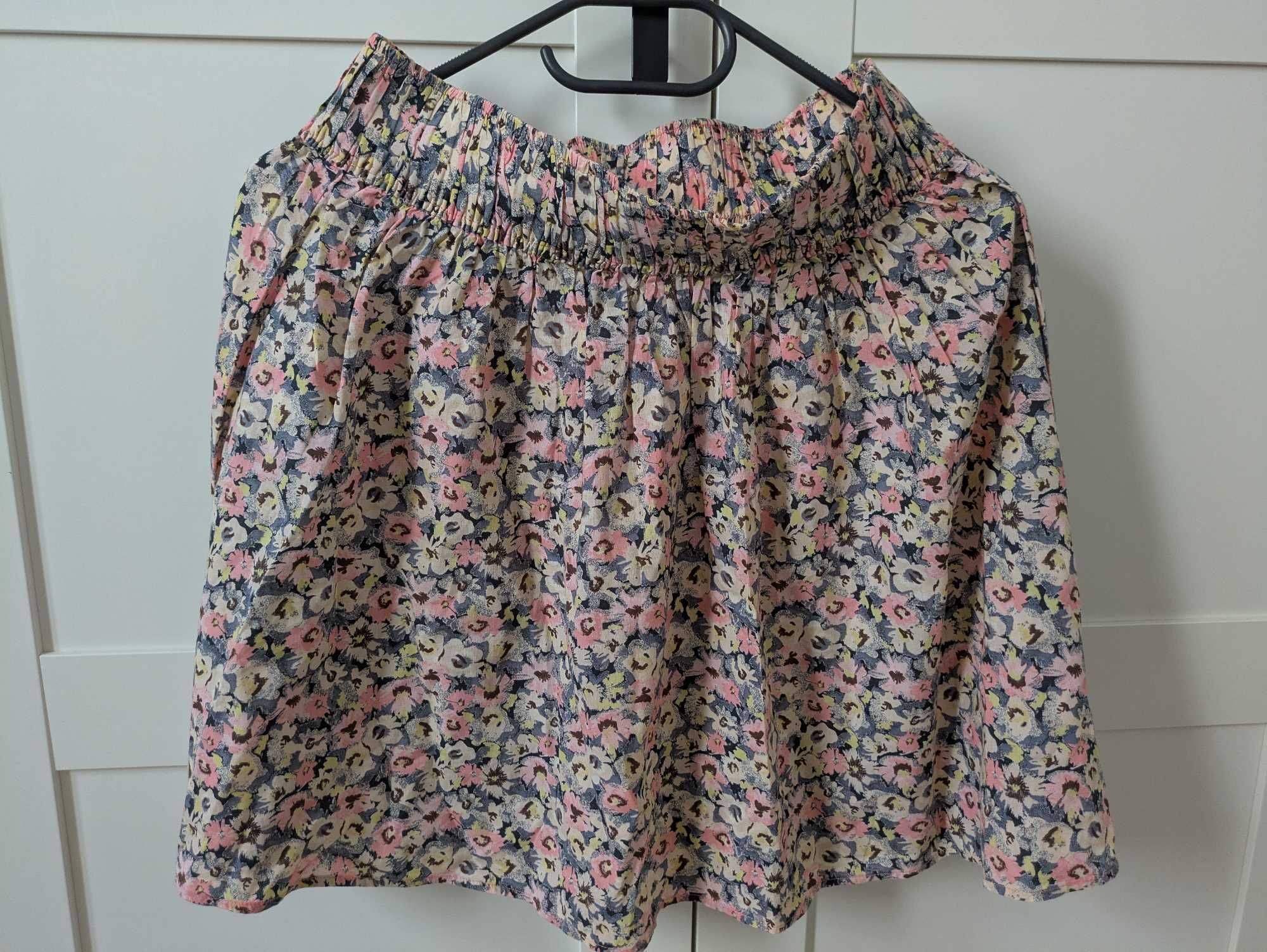 Spódnica w kwiaty na lato, H&M, rozmiar S
