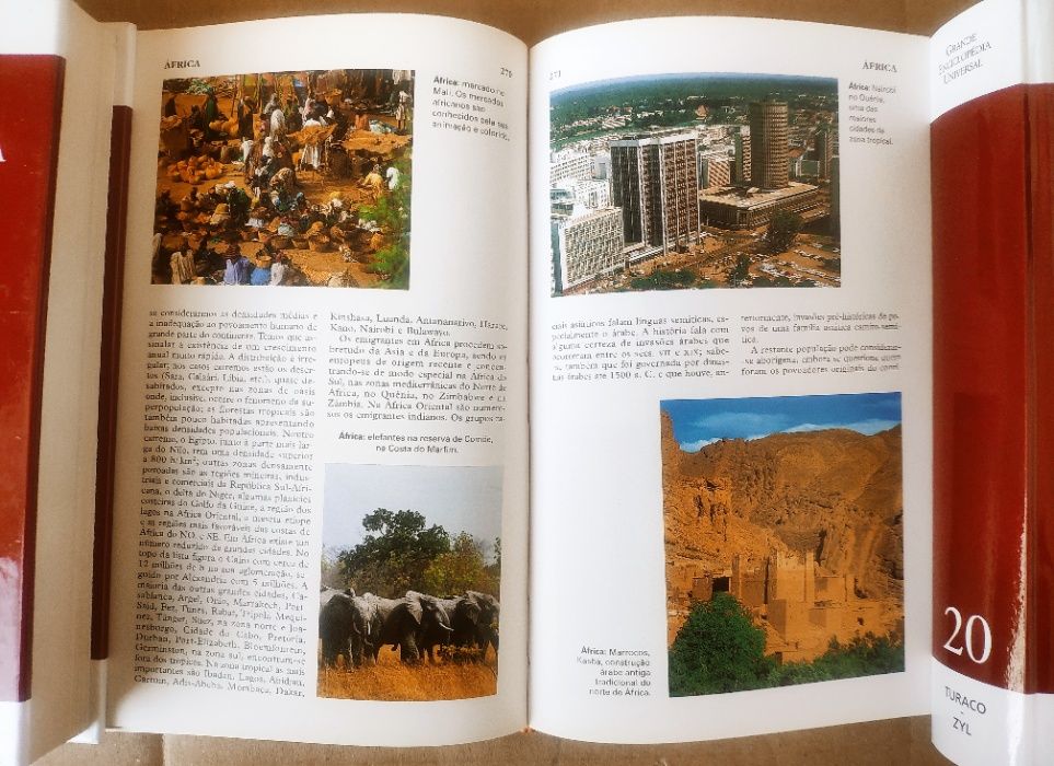 GRANDE ENCICLOPÉDIA UNIVERSAL  (20 volumes ilustrados)