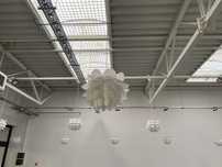Lampy. Żyrandol lampa sufitowa kóla kwiat