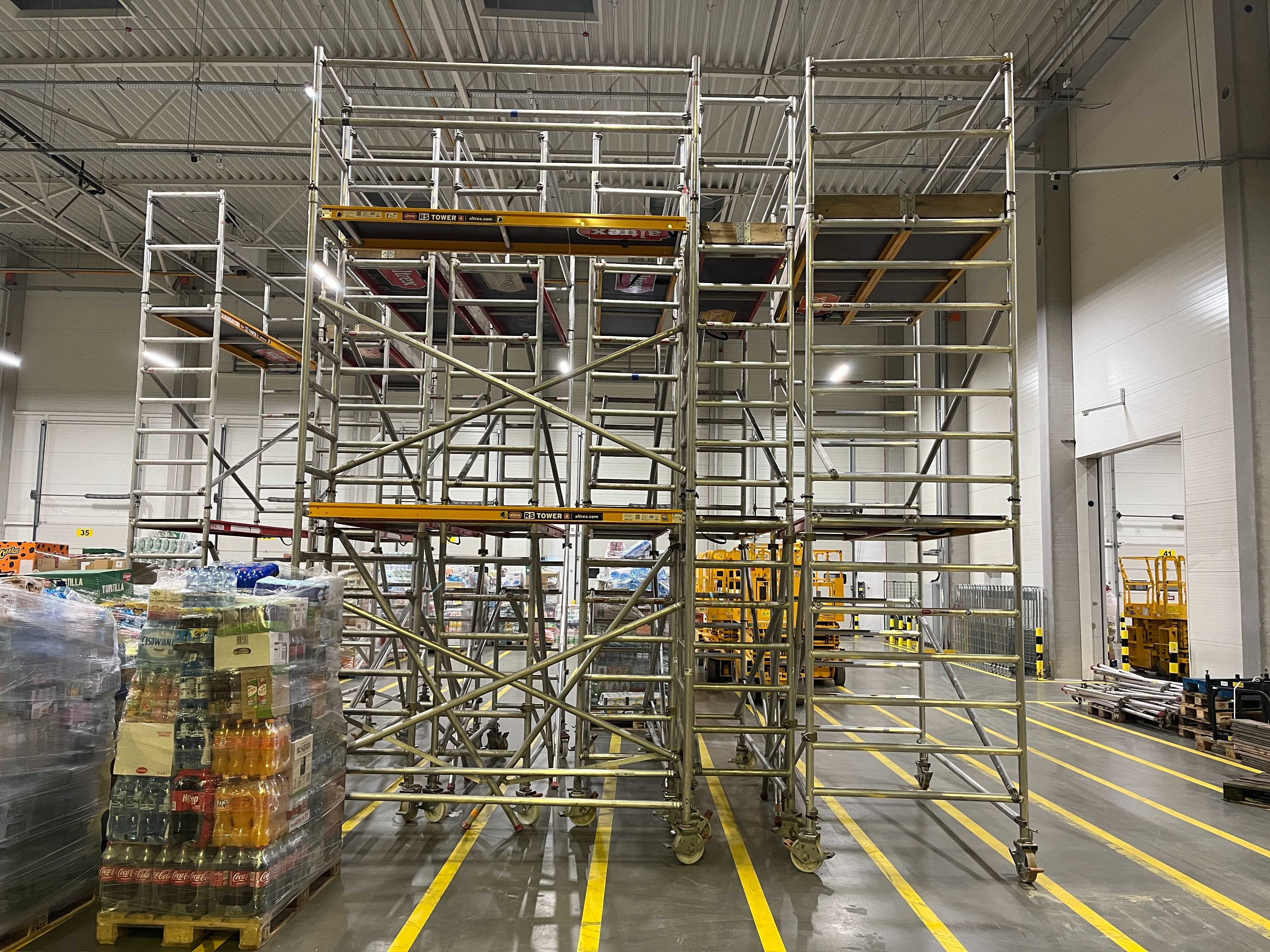 Rusztowanie Aluminiowe Firmy ALTREX FARAONE gotowe Wieże i Elementy