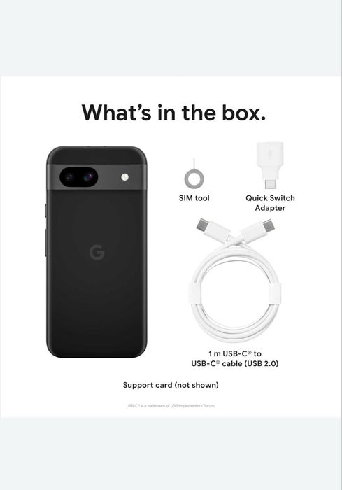 Смартфон Google Pixel 8a 8/128GB Obsidian - HOBI! Є Опт!!