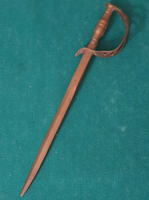 Abre cartas / sabre, em bronze - anos 40
