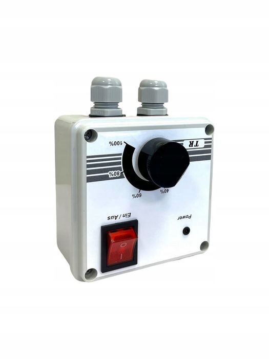 przemysłowy regulator prędkości 400 W, 230V do wentylatora