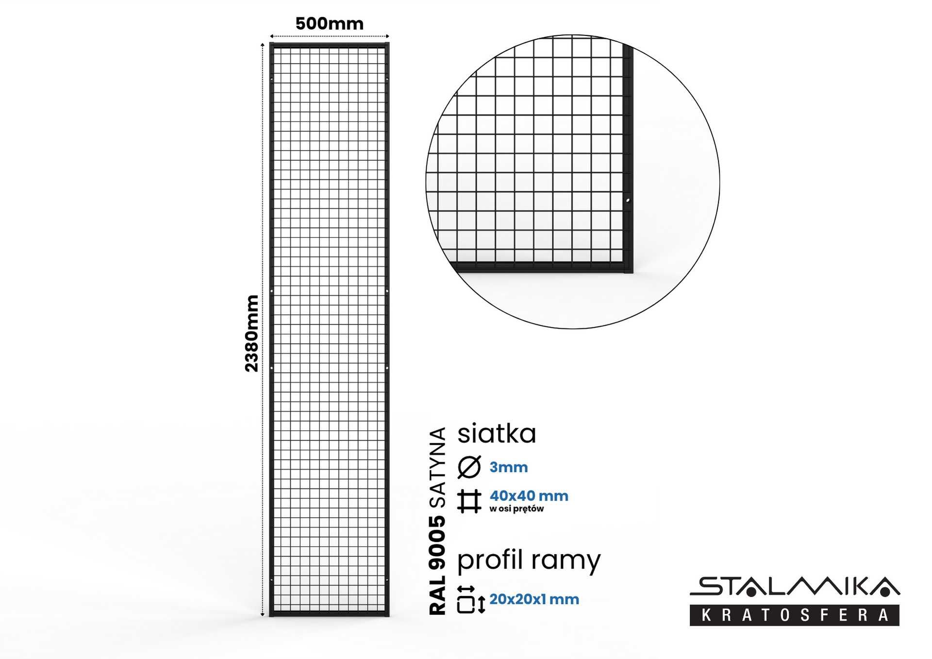 Ścianka ekspozycyjna, działowa LOFT, panel dekoracyjny, na rośliny