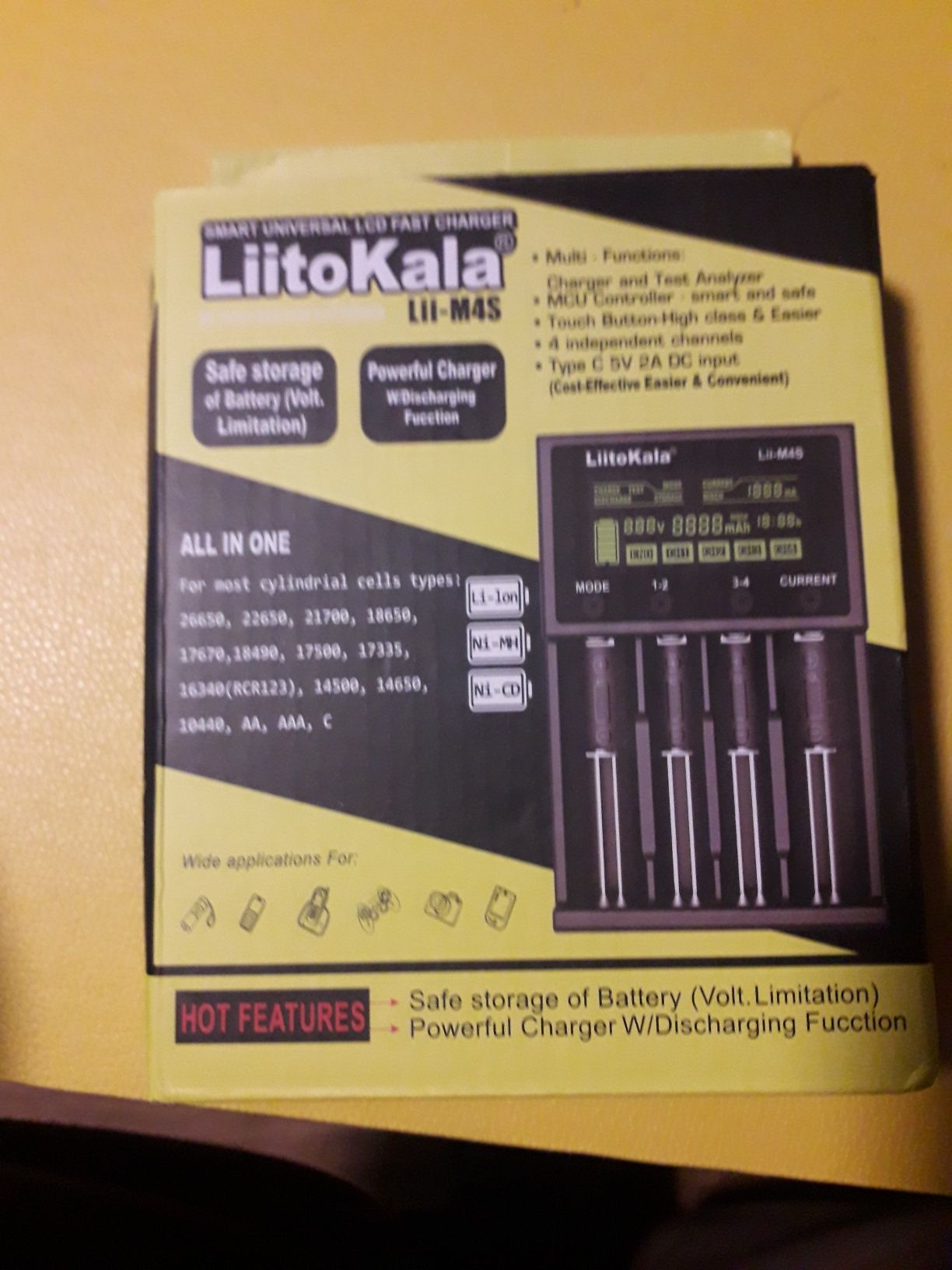 Зарядное устройство Litokala Lii-M4S