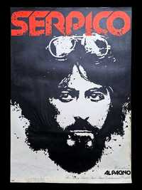 Plakat Serpico Jakub Erol PIERWODRUK 1977