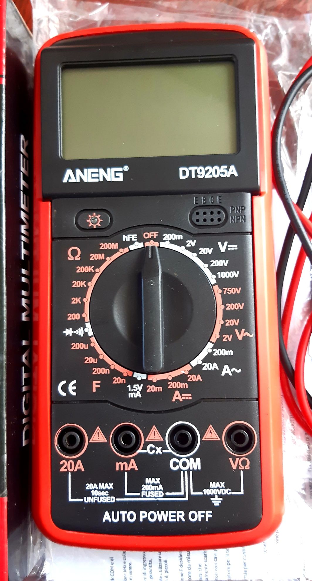 Мультиметр DT-9205A