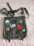 Torba handmade z naszywkami