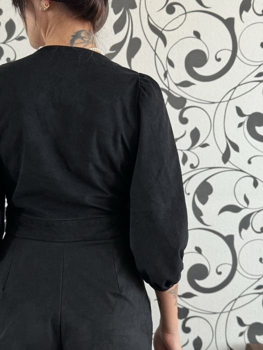 Zara l m ромпер сукня комбінезон чорний