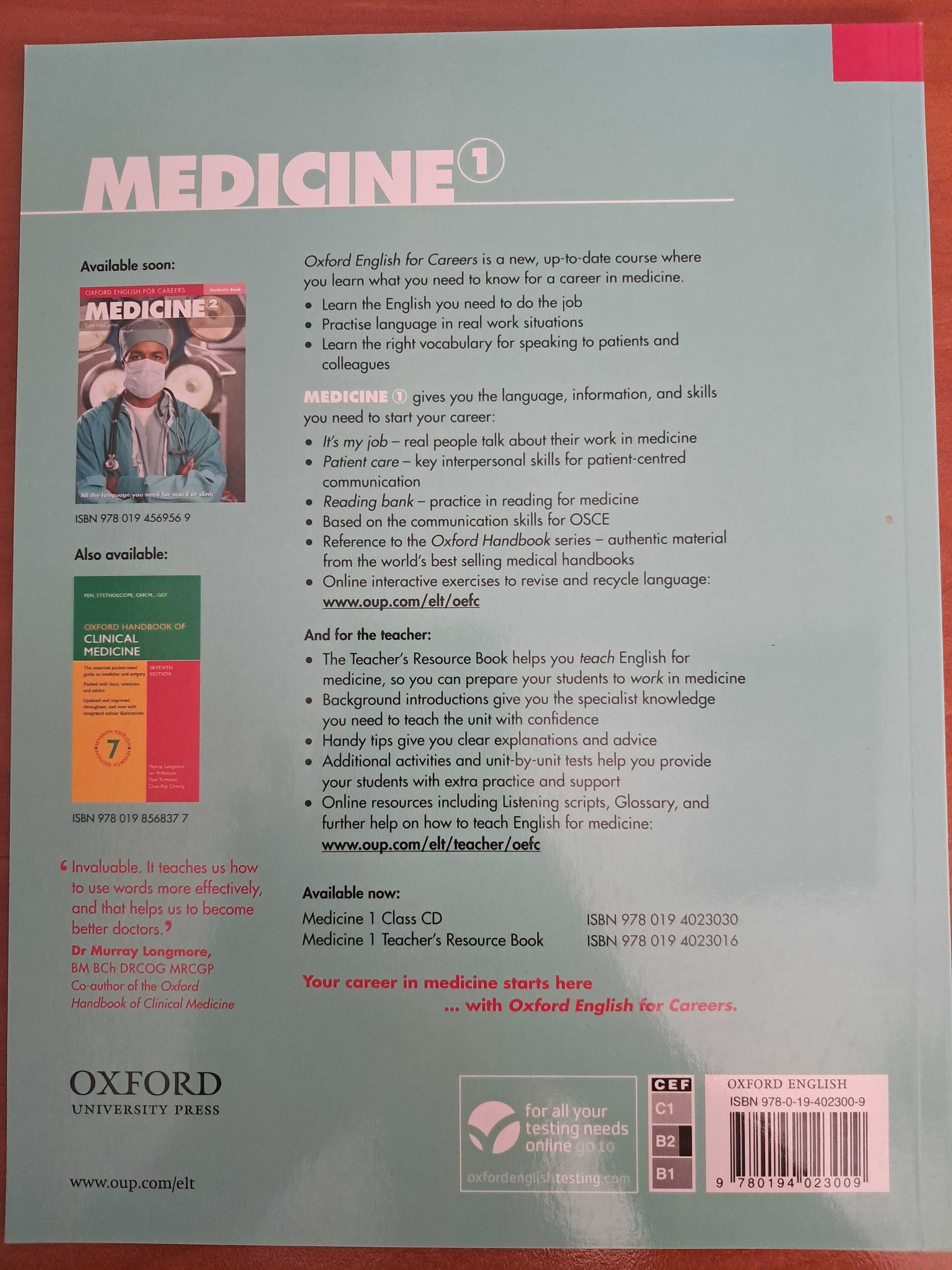 Medicine 1 Student's Book