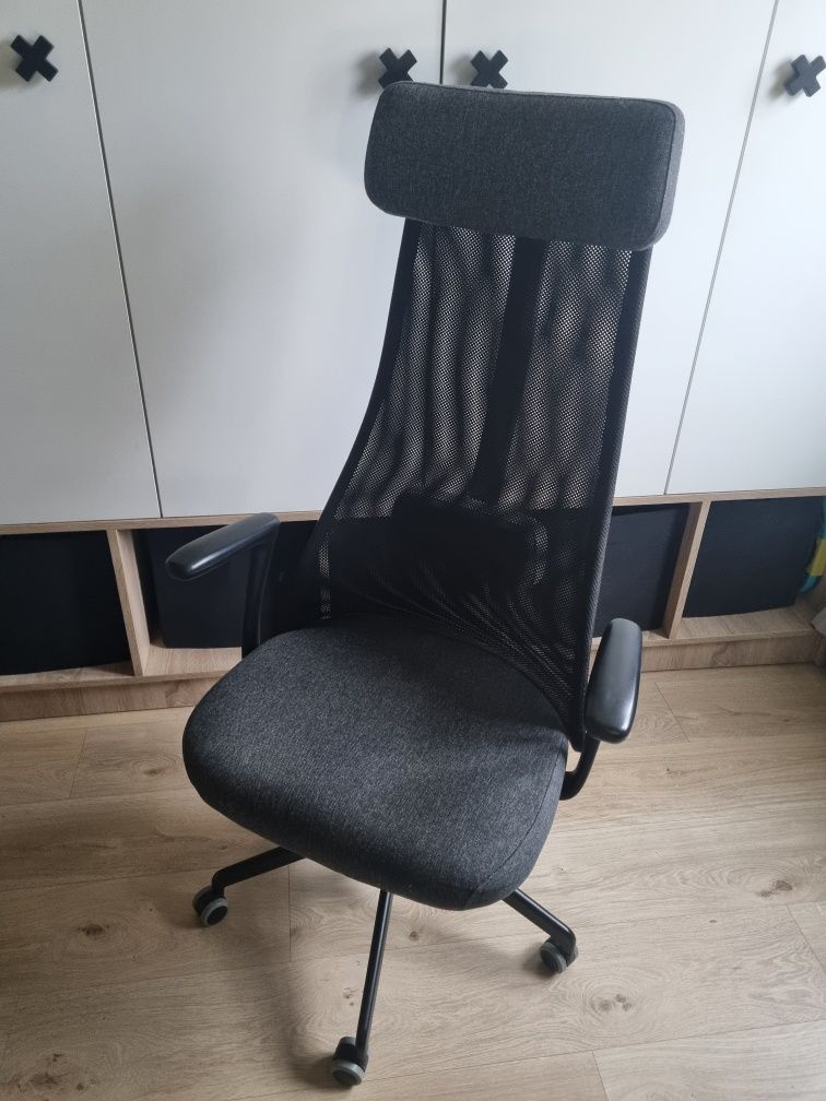 Krzesło, fotel biurowy, gamingowy, IKEA