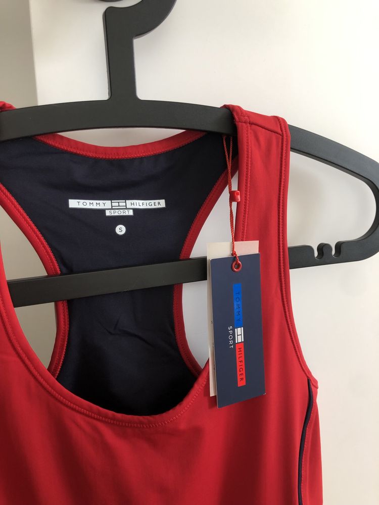 Tommy Hilfiger NOWY top bokserka bluzka rozm S trening fitness