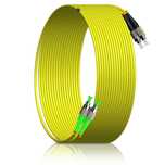 XWYWX 80M ST/APC do ST/UPC Kabel światłowodowy SM DX LSZH