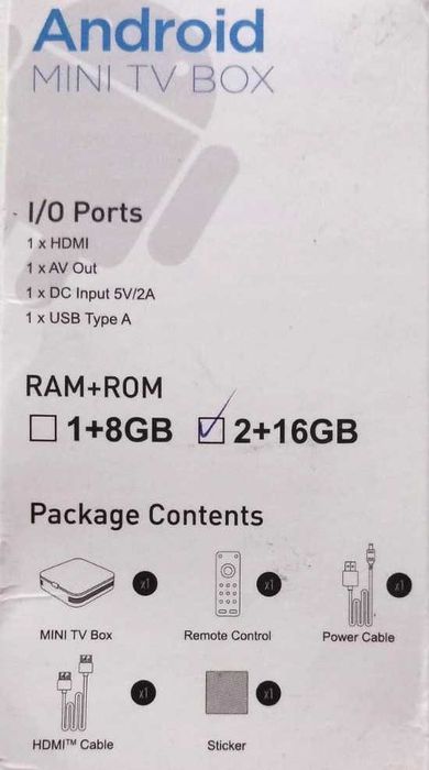 TV-приставка для телевізора Tanix TX1 Android 10 2/16 ГБ mini TV Box