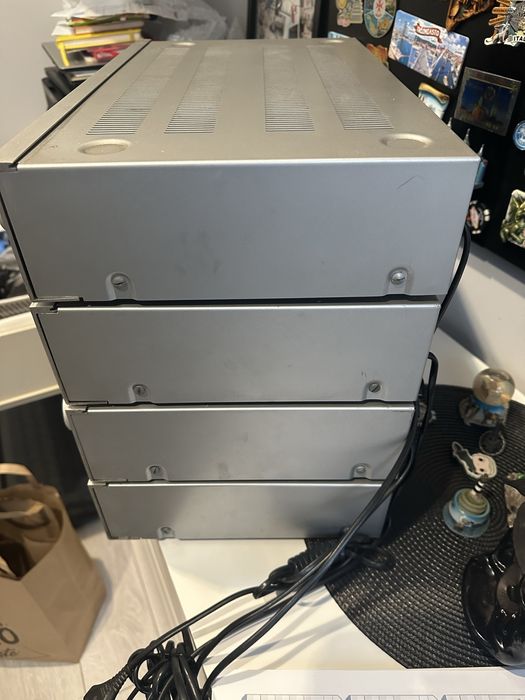 Wieża Unitra magnetofon MDS32 tuner AS632 korektor WS432 wzmacniacz