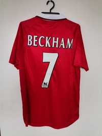 koszulka piłkarska David Beckham Manchester United retro rozmiar L