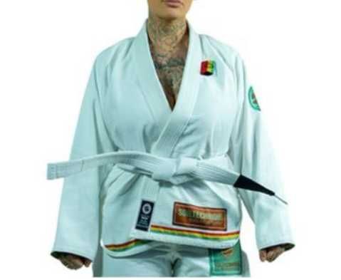 Soiltechnique Rastafarian BJJ GI Ladies Branco KIMONO