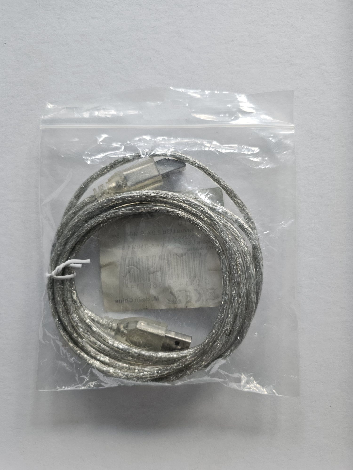Kabel Incore USB 2.0 A-B M/M 1,8m DO DRUKARKI