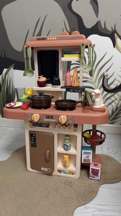 ‼️ТОП ЦІНА‼️ Кухня дитяча з ефектами приготування / світло вода пар