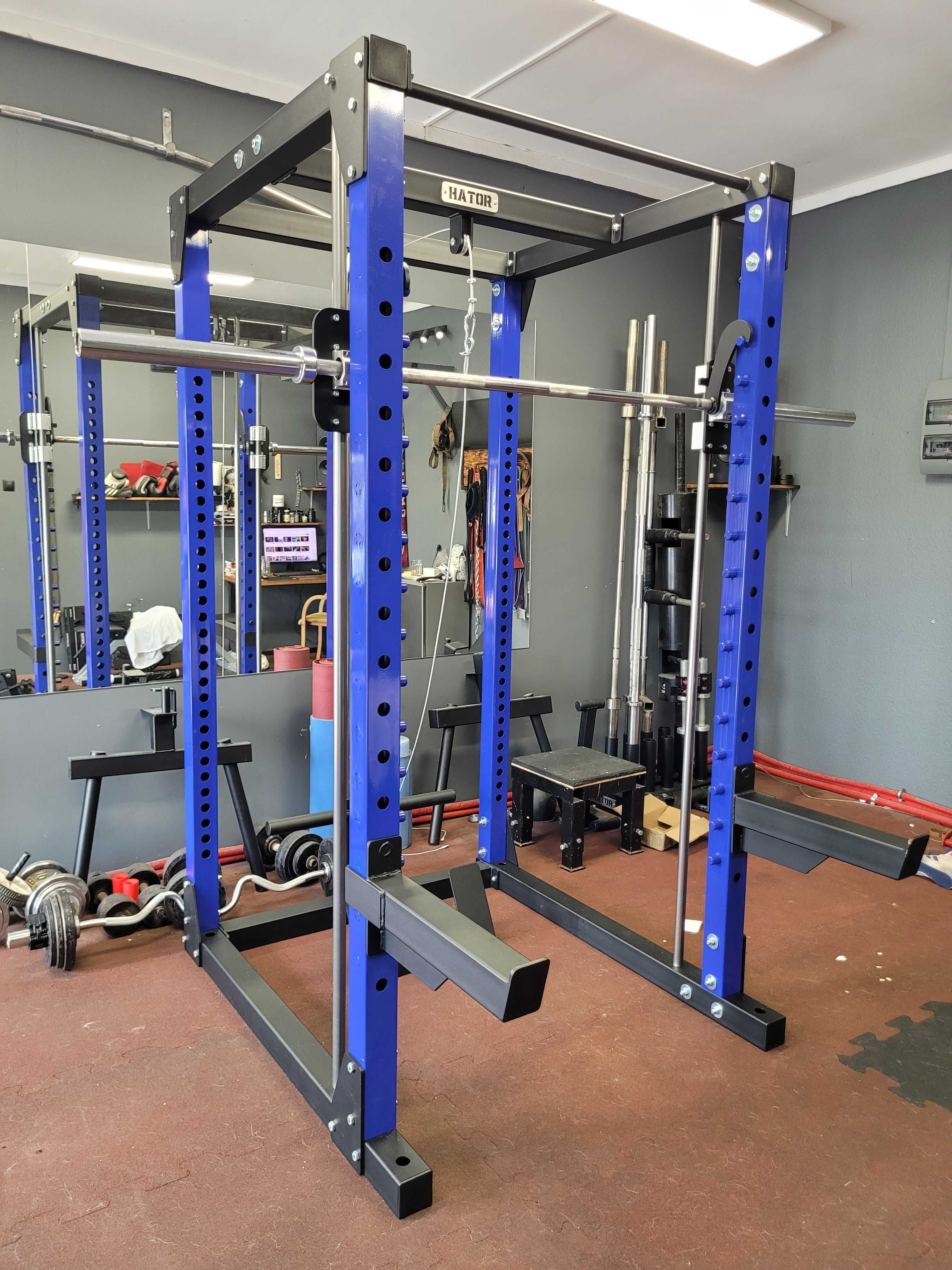 HATOR Suwnica Smitha gryf olimpijski V3 + Wyciąg /squat rack/ Siłownia