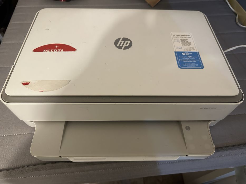 Impressora HP com tinteiro