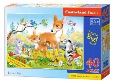 Puzzle 40 Maxi - Little Deer Castor, Castorland