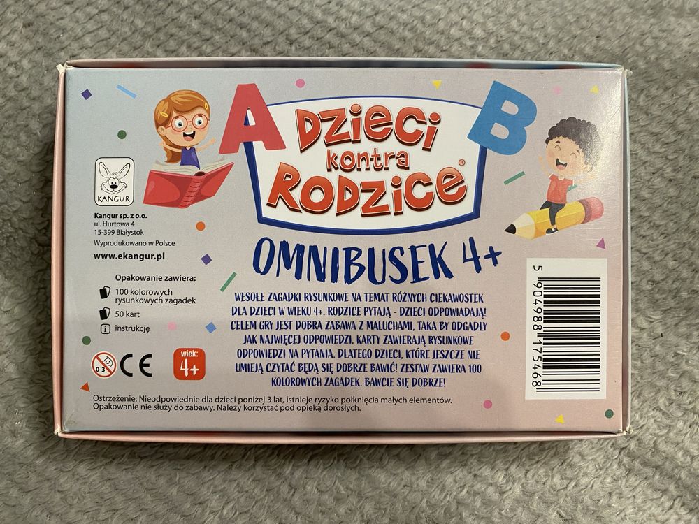 Dzieci kontra Rodzice Omnibusek 4+