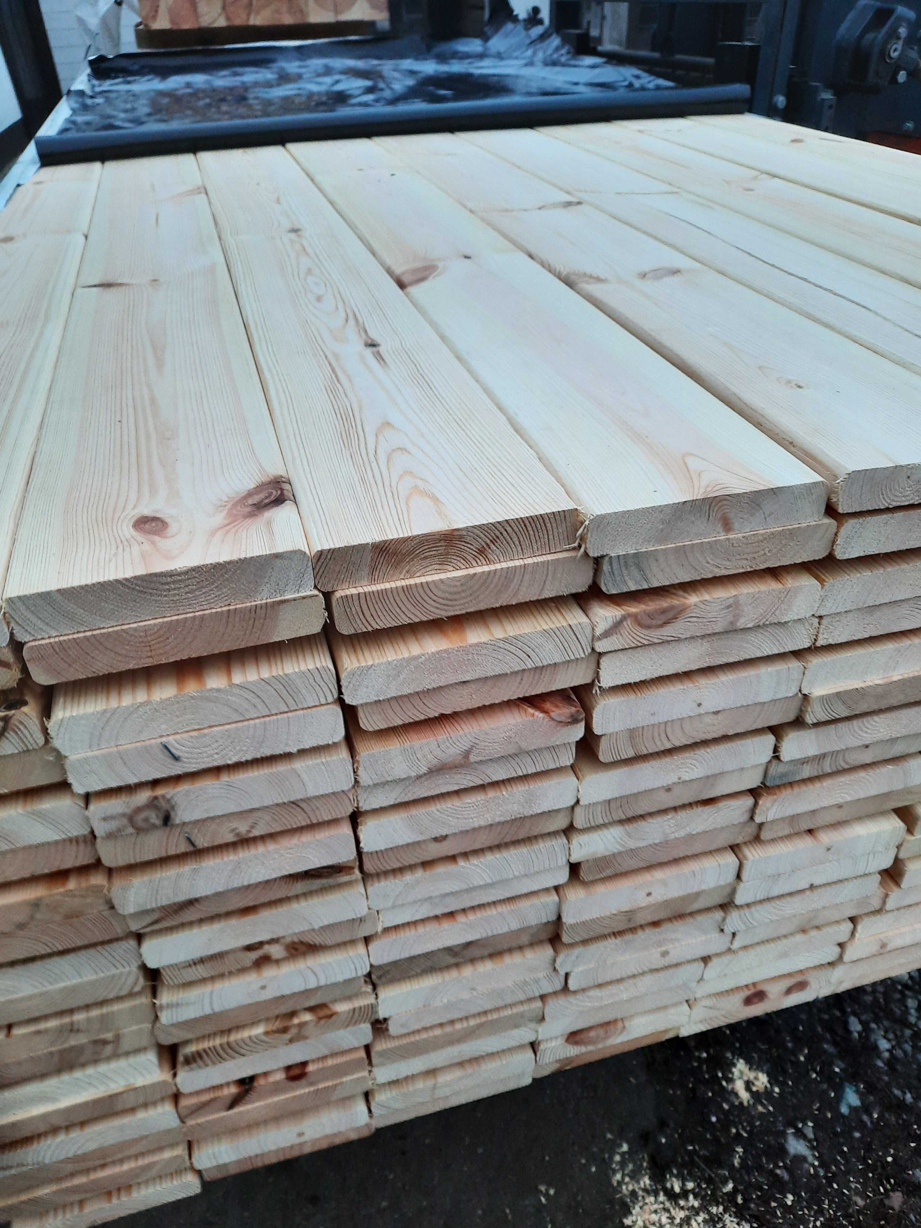 deski suche heblowane obiciowe tarasowe gr 22mm , 28 mm kantówki C-24