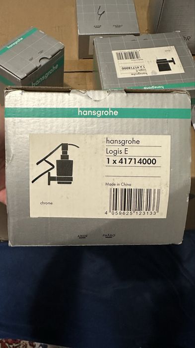 Набір аксесуарів для ванної Hansgrohe Logis E (повний комплект, новий)