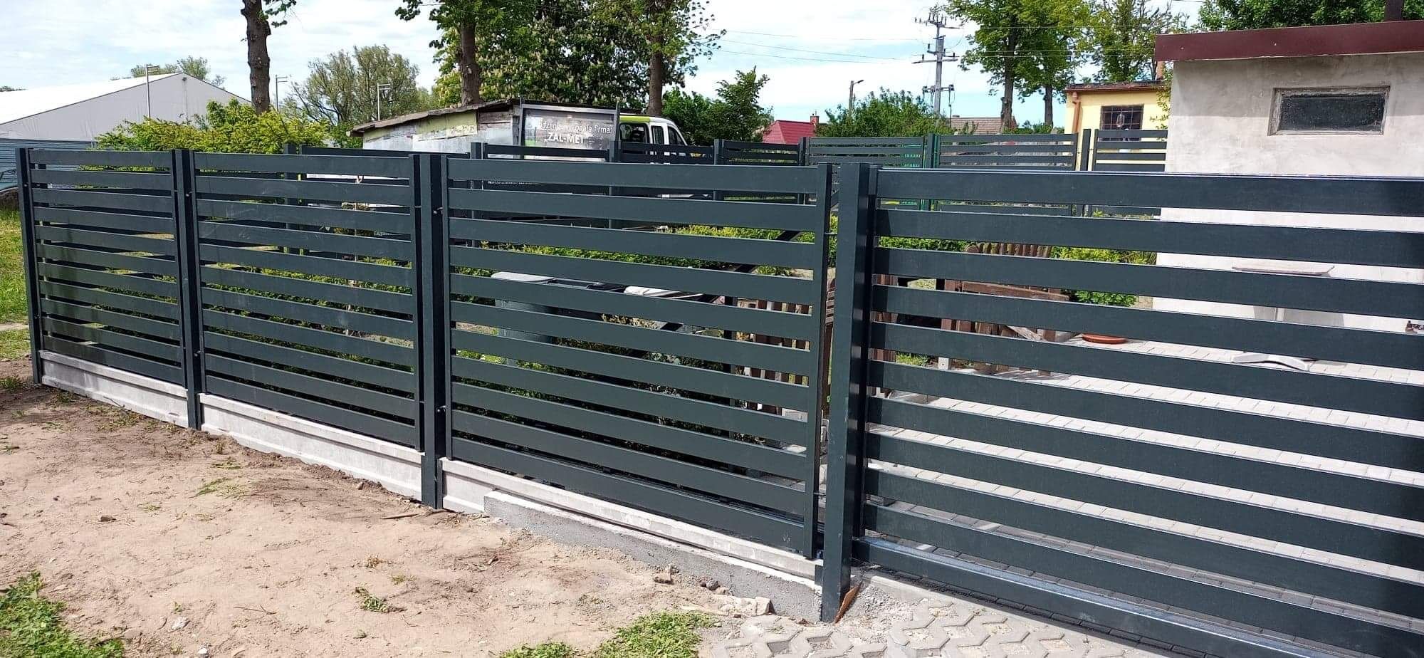 Ogrodzenie panelowe panele ogrodzeniowe 3d 2d słupki producent