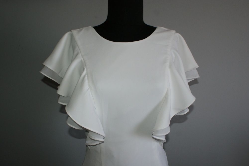 Белое платье, mohito, с открытой спиной, новое, оригинал