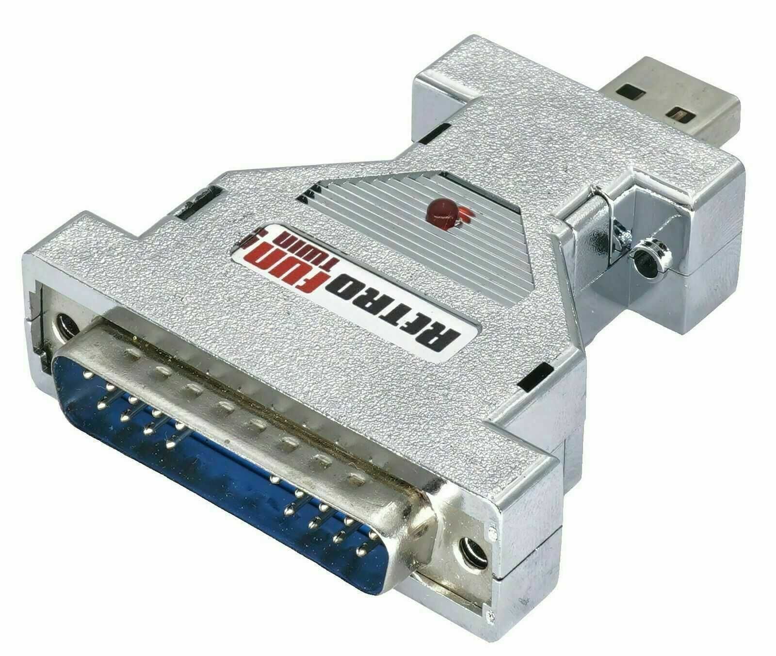 RetroFun! Twin Adapter 2x Joystick 9-Pin DB9 do PC - Amiga, Atari, C64