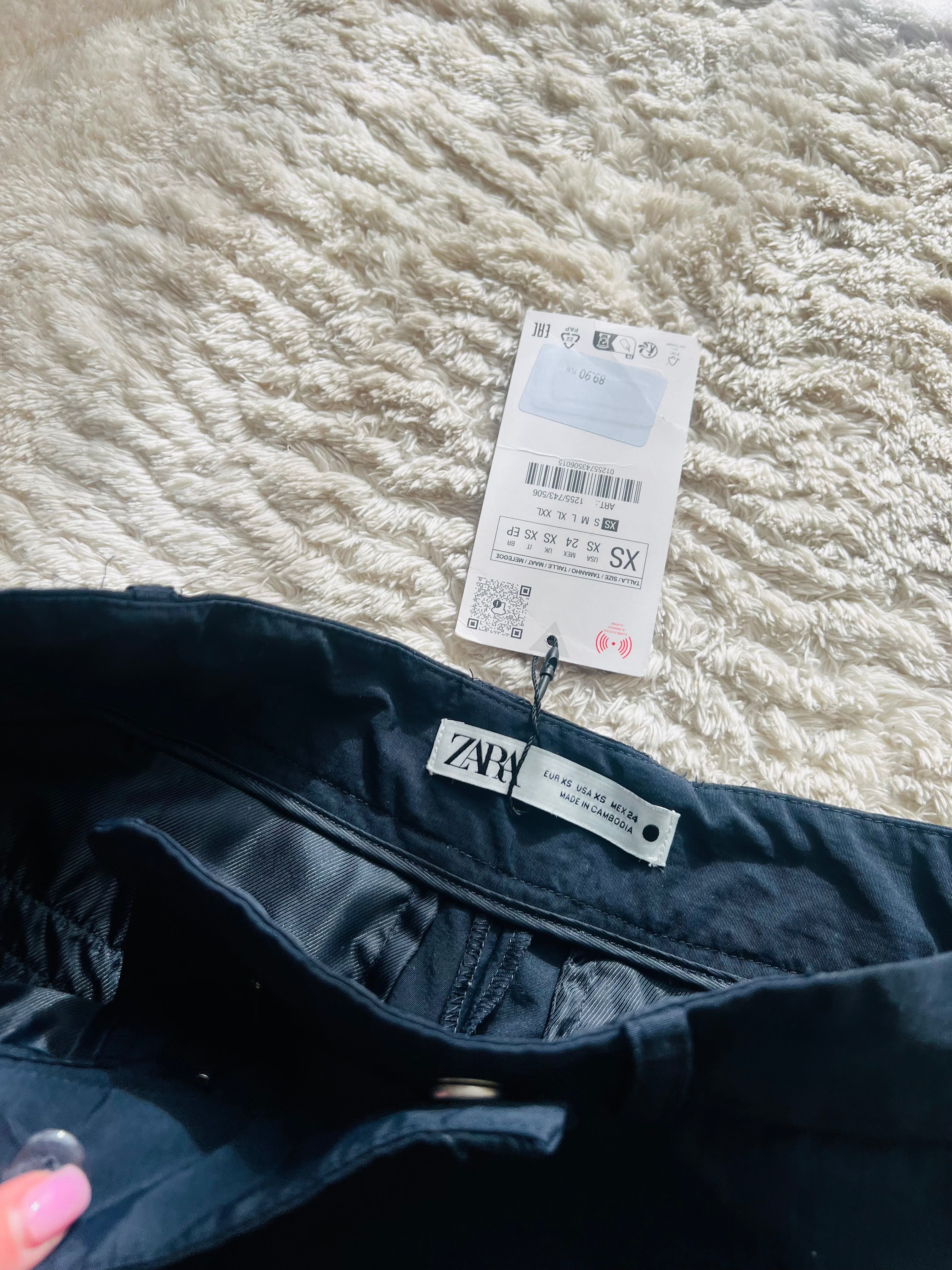 Nowe spodnie szerokie Zara rozmiar XS/34 nowe z metką