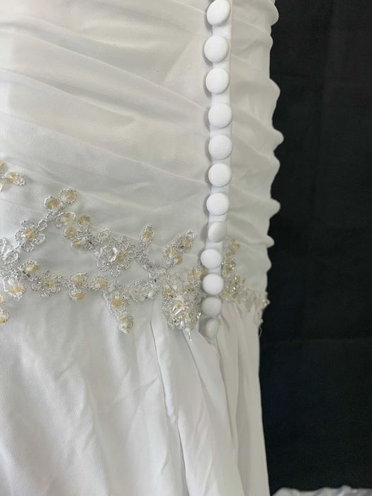 Nowa biała suknia ślubna Maggie Sottero 40 L na ślub w plenerze plaży