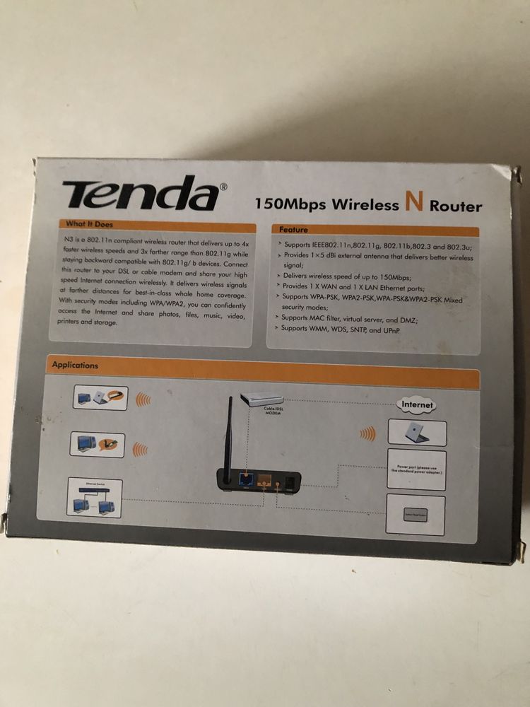 Продам роутер Tenda N3