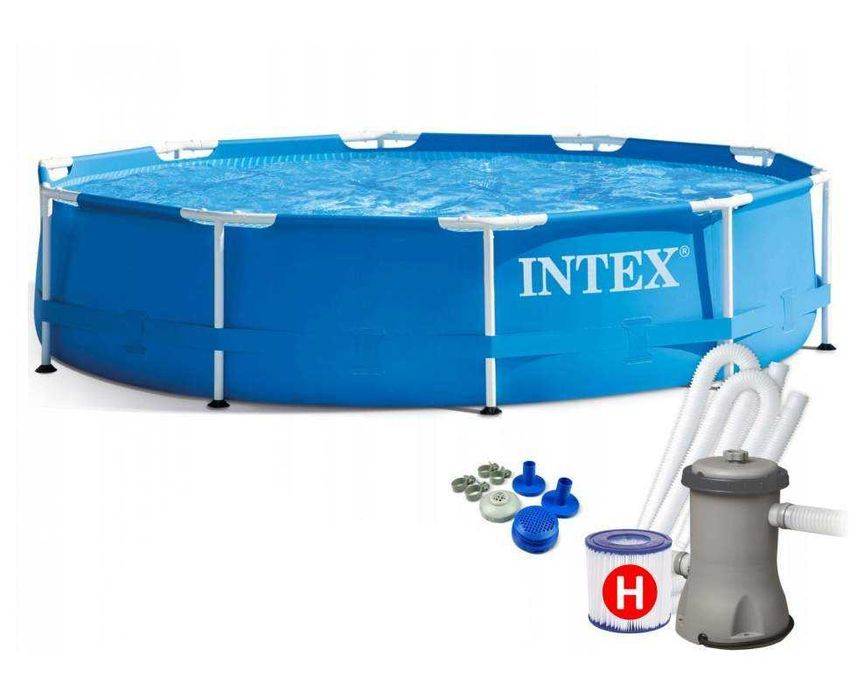 Каркасний басейн Intex 305 x 76 см з фільтром ХІМІЯ 5в1 У ПОДАРУНОК