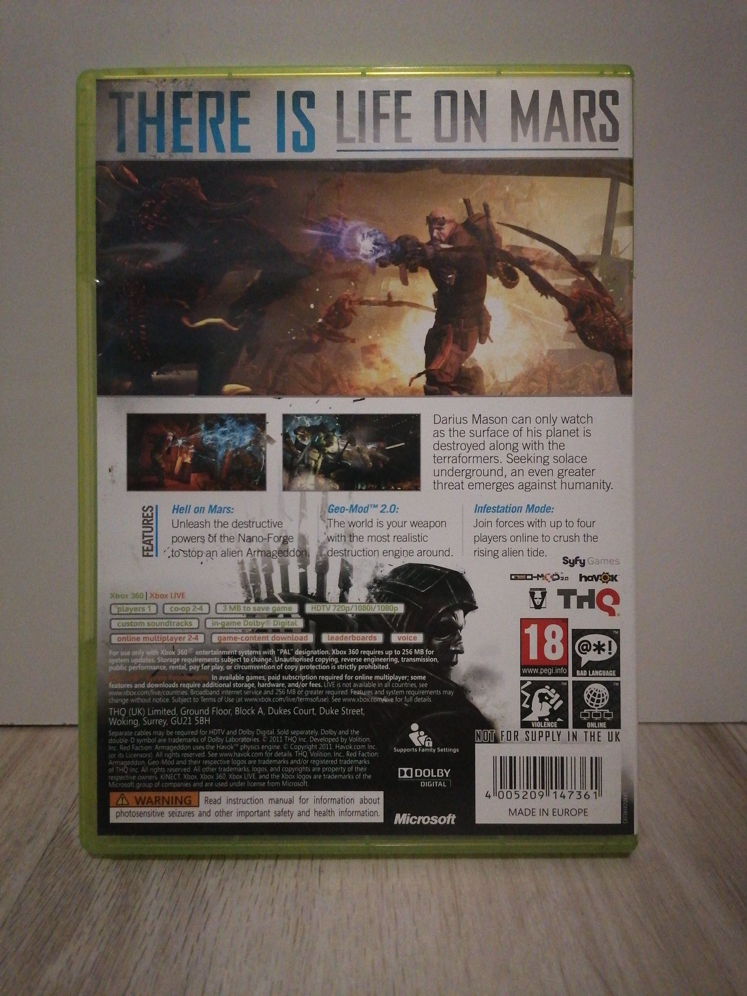 Red faction Armageddon xbox 360/xbox one