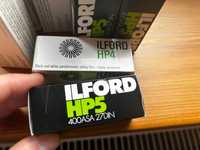 filmy klisze fotograficzne Ilford HP5 HP4 - 10 sztuk