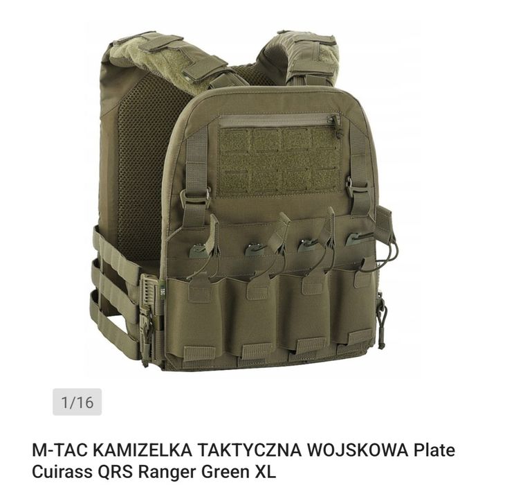 M-TAC kamizelka taktyczna plate carrier XL